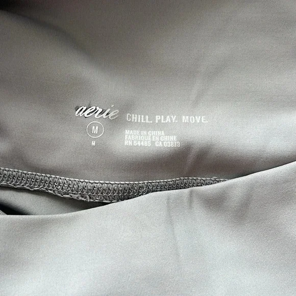 Aerie Chill Play Move 7/8 leggings Gray Size Medium - Picture 6 of 8